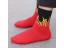 Lange Herrensocken mit Flammen 6