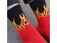 Lange Herrensocken mit Flammen 7