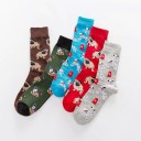 Lange Herrensocken mit Hundeaufdruck 3