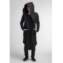 Lange jas met capuchon 6