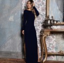 Lange jurk met open rug 7