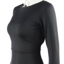 Lange jurk met open rug 2
