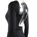 Lange jurk met open rug 3