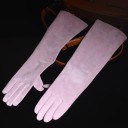 Lange leren dameshandschoenen 4