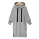 Lange sweatshirtjurk voor dames 5