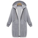Langes Damen-Kapuzensweatshirt A1 10
