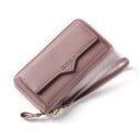 Langwerpige portemonnee van PU-leer en polyester Met polsbandje Ritsluiting Voorkant met puntige klep 19,5 x 10,5 x 4 cm 4