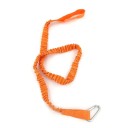 Lanière élastique pour kayak 95-147 cm corde en nylon réglable avec cordon spiralé crochet de sécurité accessoire pour bateaux 9