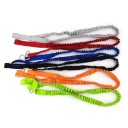 Lanière élastique pour kayak 95-147 cm corde en nylon réglable avec cordon spiralé crochet de sécurité accessoire pour bateaux 1
