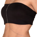 Lanț pentru corp cu legătură gât–talie 91 + 9 cm și 71 + 9 cm Bijuterie sexy pentru burtă cu mărgele pentru costume de baie Accesoriu de vară 5