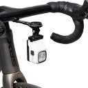 Lanterna de bicicleta 1600 lm com alta luminosidade IPX6 carregamento USB-C 5000 mAh 18W Farol dianteiro à prova de água com suporte 4