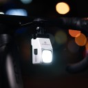 Lanterna de bicicleta 1600 lm com alta luminosidade IPX6 carregamento USB-C 5000 mAh 18W Farol dianteiro à prova de água com suporte 5