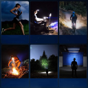 Lanterna Frontal Mini LED Recarregável com Clipe USB para Boné 6LED IPX4 à Prova de Água Controlo Sem Toque 1000mAh Juntas Rotativas Lanterna Frontal Portátil 4