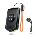 Lanterna Frontal para Bicicleta 6 x 9 x 2 cm COB LED e Powerbank 5000 mAh IPX6 À Prova de Água 120 lm 4 Modos Carregamento USB-C Lightning Suporte Cinta 1