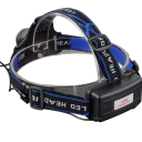 Lanternă frontală LED puternică de 50W, cu zoom, impermeabilă, IPX4, reîncărcabilă, 3 moduri de iluminare, fascicul luminos de 180°, drumeții 3