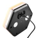 Lanterna LED de Emergência Portátil 1 un. Recarregável por USB Magnética 11,3 x 10,1 cm Hexagonal À Prova de Água Laranja Para Estrada e Carro 5