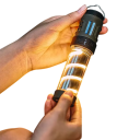 Lanterna LED multifuncional para campismo contra mosquitos com aquecimento de pastilhas IP44 Lanterna portátil recarregável USB-C 3000 mAh Tripé 5 modos de luz 3