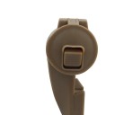 Lanterna LED para capacete com 3 modos de iluminação Duração da bateria 100 minutos Iluminação de segurança compacta Sem bateria Adequada para ciclismo e caminhadas 5