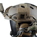 Lanterna LED para capacete com 3 modos de iluminação Duração da bateria 100 minutos Iluminação de segurança compacta Sem bateria Adequada para ciclismo e caminhadas 7