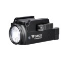 Lanterna LED recarregável GM23 800 lm Micro-USB compacta 5,2 × 3,23 × 2,53 cm lente óptica MVB luz de montagem 1