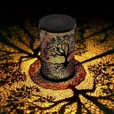 Lanternă solară agățată Arborele vieții Lumină LED în aer liber, alb cald, impermeabilă, pentru decorarea grădinii, lampă solară pentru terasă și balcon 3