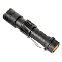 Lanternă tactică LED impermeabilă 9,5–10 cm IP67 cu opțiune de focalizare Lanternă compactă Corp antiderapant Plastic ranforsat Lampă de exterior 1