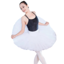 Lány balett tüll tutu szoknya több rétegű hatással nylon poliészter tánchoz előadásokhoz és balett edzéshez 6