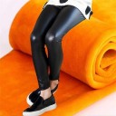 Lány bőr leggings T2496 5