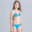 Lány stílusos bikini - kék 2