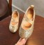 Lányok csillogó balerina cipő A776 2