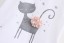 Lányos szett - póló macskával és csillagokkal és szoknya J1274 1