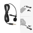 Lapelmikrofon 3,5 mm jackstik / USB-C 2