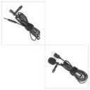 Lapelmikrofon 3,5 mm jackstik / USB-C 4