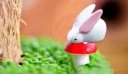 Lapin décoratif pour le jardin J559 5