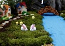 Lapin décoratif pour le jardin J559 12