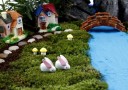 Lapin décoratif pour le jardin J559 13