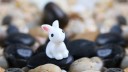 Lapin décoratif pour le jardin J559 16