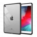 Läpinäkyvä suojakuori iPad mini 4:lle ja mini 5:lle silikonikehyksellä vahvistetuilla kulmilla musta väri näyttö- ja takapuolen suojaus 1
