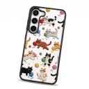 Läpinäkyvä suojakuori rannekkeen kanssa Samsung Galaxy A56 5G Kestävä kissamotiivi kerien mustilla reunoilla Kameran suoja Puhelimen kuori 4