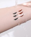 Lápis de olhos de carimbo duplo 1,5 ml + 1,5 ml para o olho esquerdo e direito em 2 variantes de cor para linhas simétricas 4