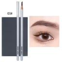 Lápiz de cejas de madera impermeable 18,5 x 0,8 cm 3,8 g con punta en forma de cuña en 3 tonos naturales para definir y dar forma 14