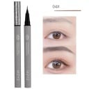 Lápiz líquido a prueba de agua para cejas 14 x 2,4 cm con punta muy fina en 4 tonos naturales, también adecuado como delineador de ojos 4