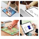 Lápiz táctil para iPad 2018–2024 Ignorando el toque de la palma Sujeción magnética Estilógrafo sin Bluetooth Carga rápida 2