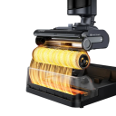 Laresar S7 Pro Bezdrátový vysavač 19 000 Pa 80 °C horké sušení 50 min mokro-suché čištění Mop s kovovým hřebenem 32 trysek Černá barva 2