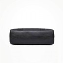 Large black women's shoulder bag with long handles Spacious bag for work and city Synthetic leather Dimensions 35 x 28 x 11 cm 2