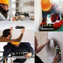 Laser Level Set with Cross Laser Measuring Tape 2.5 m Level with Ruler Tripod 186×28×62 mm Accurate Alignment 2