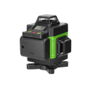 Laserniveau 16 linjer Tyskland LD Grøn stråle 3x 360° Selvnivellerende 6800mAh IP54 sæt med holder, fjernbetjening og taske 1