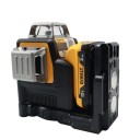 Laserniveau DeWALT DW089LG 12 linjer 3×360° Grøn stråle 12V Li-ion batterioplader Høj nøjagtighed Udvendigt og indvendigt 5