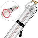 Laserová trubice 80W 1230 mm borosilikátové sklo transparentní CO2 laser pro gravírování a řezání akryl dřevo kůže textil 2