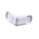 Lasten avaamisen estävä turvallisuuslukko laatikoille ja kaapeille 10 kpl Kulmalukko PVC:stä huonekalun kulmaan 7,6 x 4 x 7,6 cm 1